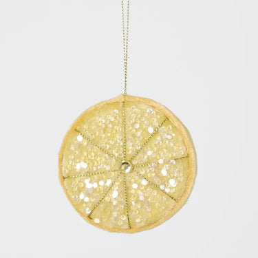Palemo Beaded Lemon Slice Yellow